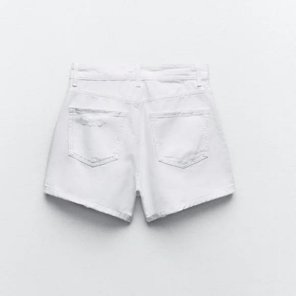 ZARA Z1975 WRAP DENIM SKORT - Picture 3 of 3